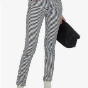 Nili Lotan Striped black and white Pants
